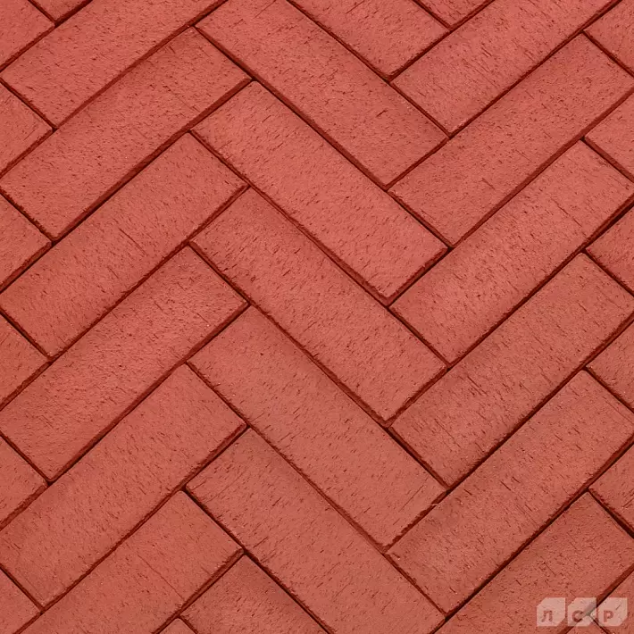 Клинкер тротуарный ЛСР 0,51НФ красный "Лондон" лонг купить в "Строй-Ресурсе"
