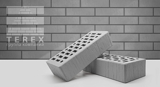 Кирпич лицевой TEREX М175 1,0НФ серый шале купить в "Строй-Ресурсе"