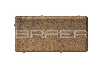 Тротуарная плитка Braer Прямоугольник Color mix Прайд 200*100*60 фотография